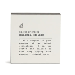 Demdaco - At The Cabin Wall Art