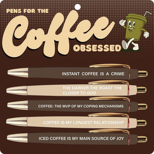Fun Club - Coffee Obsessed Pen Set