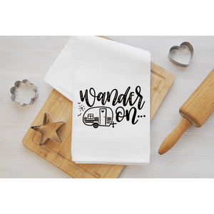 Daisy Mae Designs - Wander On Camper/RV Tea Towel