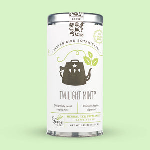Flying Bird Botanicals - Twilight Mint – Loose Leaf Tin