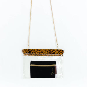 mb greene - Be Clear Hinge Purse, includes privacy pouch