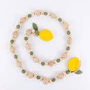 Adams & Co. - Wood Bead Garland Lemon
