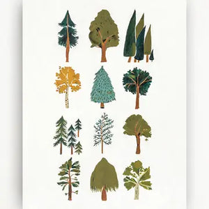 Clementine Kids - Forest Trees Art Print