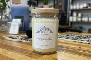 Sass at Home - 12oz Very Vanilla Candle