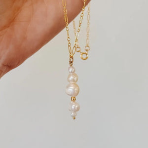 Derive Jewelry - The Heirloom Pearl Drop Necklace