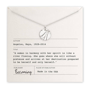 Becoming Jewelry - Sterling Silver or 14k Gold Fill Ecouragment Necklaces (Assorted)