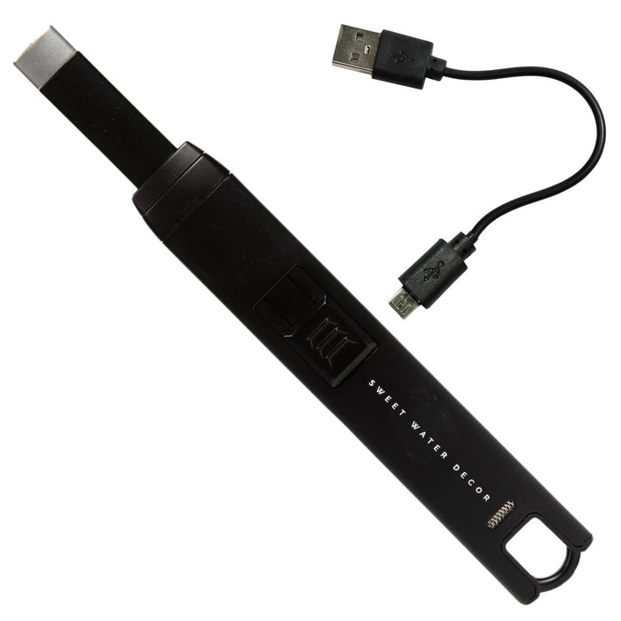 Sweet Water Decor - Black Large Rechargeable Electric Lighter