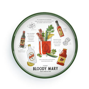 Demdaco - Bloody Mary Round Serve Tray