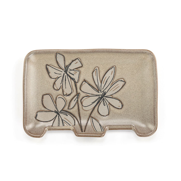 Demdaco - Magnolia Double Spoon Rest
