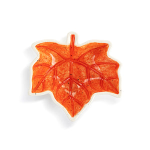 Demdaco - Leaf Shaped Ceramic Mini Bowl