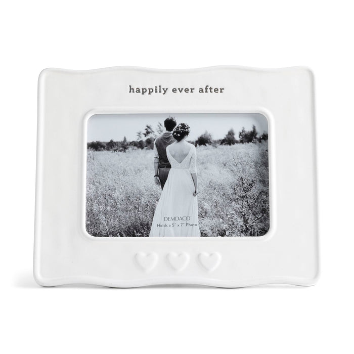 Demdaco - Happily Ever After Ceramic Boxed Frame 5x7in – Sass at Home