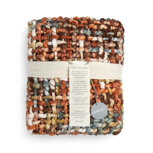 Demdaco - Woven Throw Blanket - Terracotta