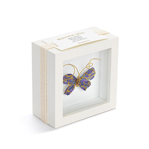 Demdaco - Beautiful Soul Purple Butterfly Shadow Box