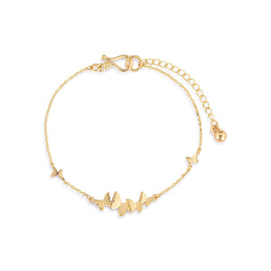Demdaco - Butterfly Cluster Gold Bracelet