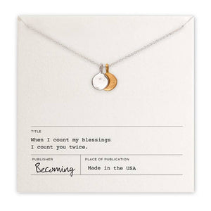 Becoming Jewelry - Sterling Silver or 14k Gold Fill Ecouragment Necklaces (Assorted)