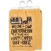 Primitives by Kathy - Welcome To Camp Kitchen Towel