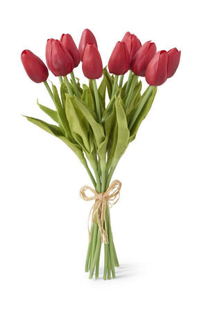 K&K Interiors - 13 inch Real Touch Tulip Bundles