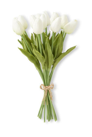 K&K Interiors - 13 inch Real Touch Tulip Bundles