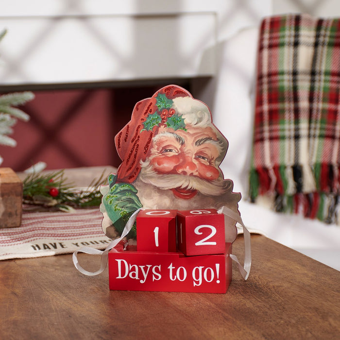 Primitives by Kathy - Santa Days To Go Block Countdown