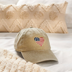 Primitives by Kathy - I Love USA Baseball Cap