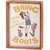 Primitives by Kathy - Boots Inset Box Sign
