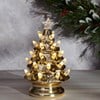 Primitives by Kathy - Lighted Gold Ceramic Tree