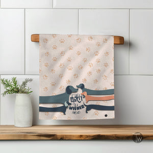 Twisted Wares - It's Not A Party 'Til A Wiener Comes Out Tea Towel