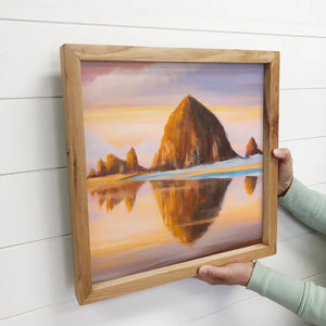 Hangout Home - Haystack Rock Oregon Canvas Art