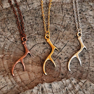 Buffalo Girls Salvage - Antler Necklace - Deer Hunting Jewelry