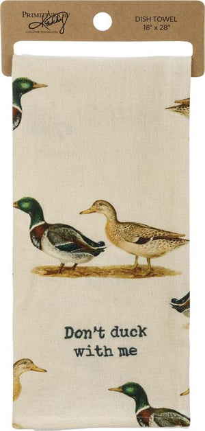 Primitives by Kathy - Don't Duck With Me Kitchen Towel