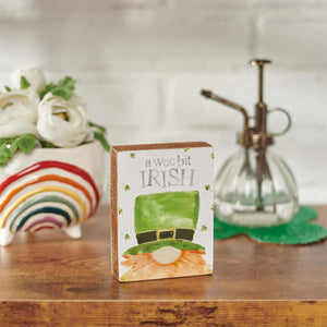 Primitives by Kathy - A Wee Bit Irish Block Sign