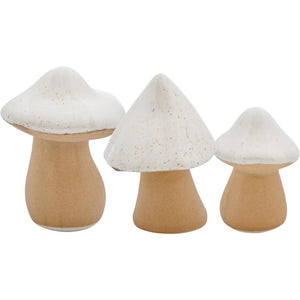 Primitives By Kathy - Cone Mushroom Figurine Set