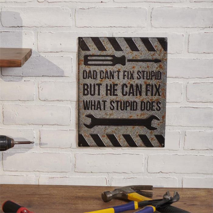 Primitives By Kathy - Can't Fix Stupid Wall Decor