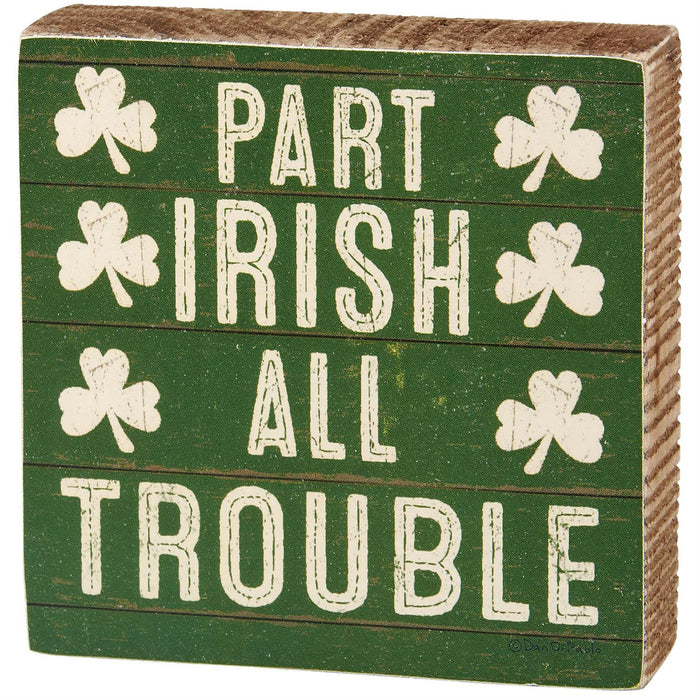 Primitives by Kathy - Part Irish Block Sign