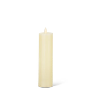 K&K Interiors - Ivory Wax Luminara Slim Indoor Pillar Candles