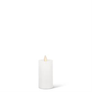 K&K Interiors - White Wax Luminara Assorted Indoor Pillar Candles