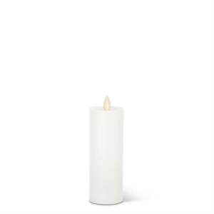 K&K Interiors - White Wax Luminara Assorted Indoor Pillar Candles