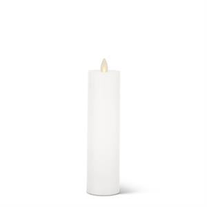 K&K Interiors - White Wax Luminara Assorted Indoor Pillar Candles