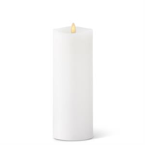 K&K Interiors - White Wax Luminara Assorted Indoor Pillar Candles