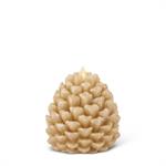 K&K Interiors - Assorted Pinecone Wax Indoor Pillar Luminara Candles