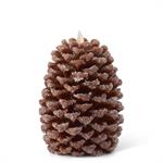 K&K Interiors - Assorted Pinecone Wax Indoor Pillar Luminara Candles