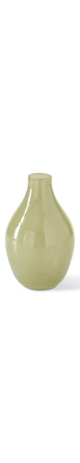 K&K Interiors - Hand Sprayed Small Green Class Vases (Assorted)