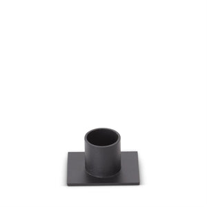 K&K Interiors - 1" Black Metal Taper Candleholder
