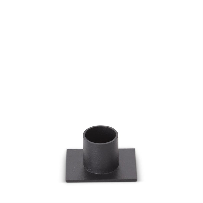 K&K Interiors - 1" Black Metal Taper Candleholder