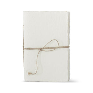 K&K Interiors - 6" Handcrafted Deckle Edge Thin Unlined Journal (Assorted)