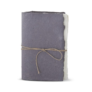 K&K Interiors - 6" Handcrafted Deckle Edge Thin Unlined Journal (Assorted)