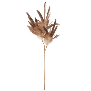 K&K Interiors - 28" Tan Feather Spray