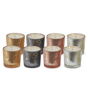 K&K Interiors - Filled Votive Candles (Assorted Colors and Scents)