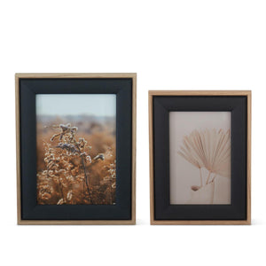 K&K Interiors - Black Linen Photo Frames