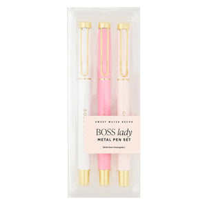 Sweet Water Decor - Boss Lady Ever Metal Pen Set